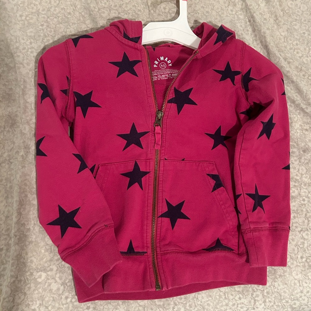 Primary Fuchsia Star Hoodie